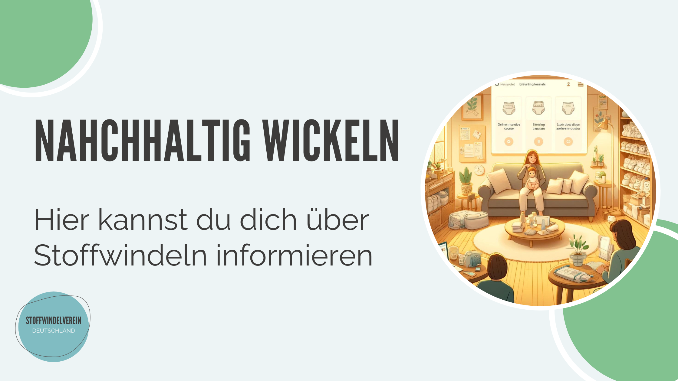 Nachhaltig Wickeln: Hier kannst du dich über Stoffwindeln informieren